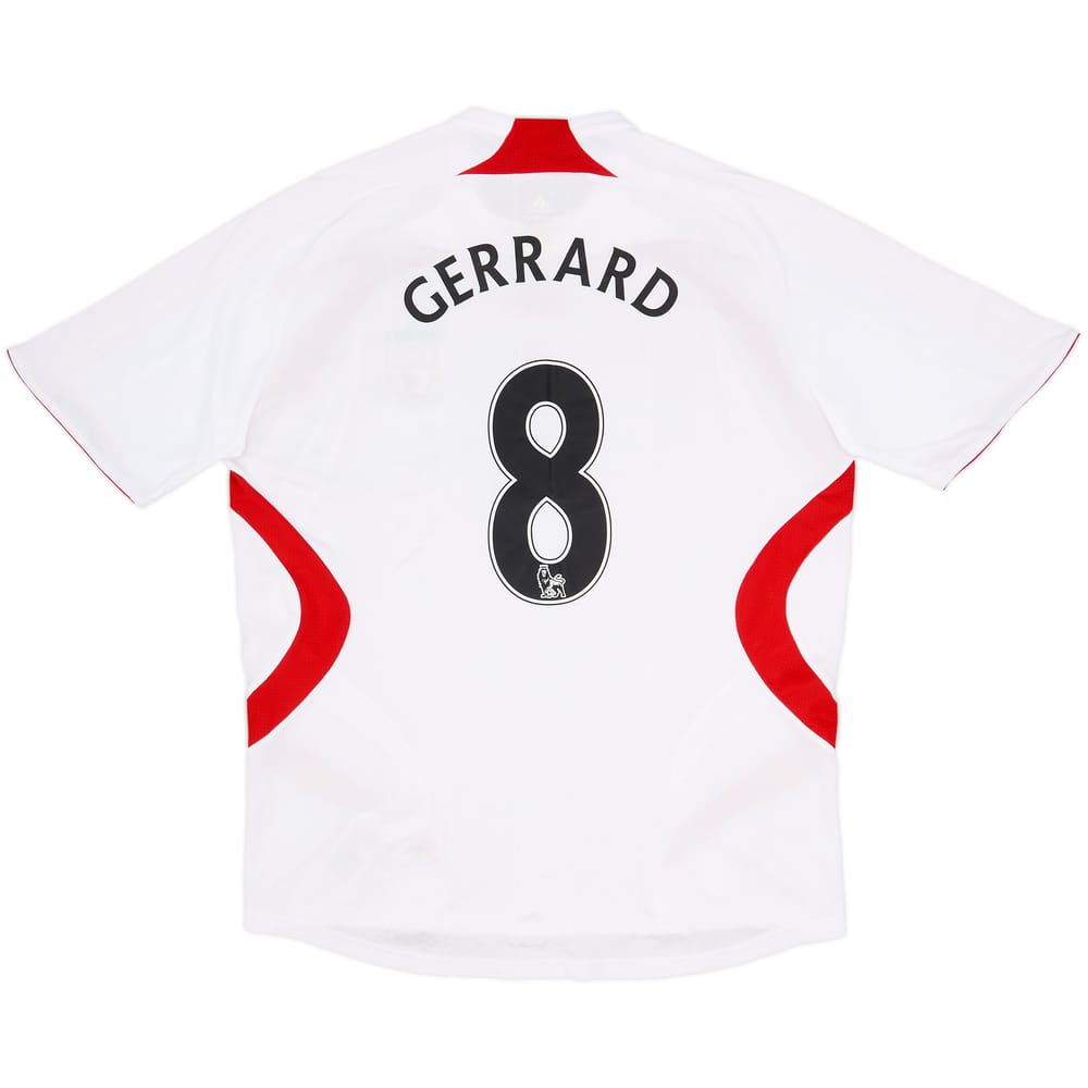 2007-08 Liverpool Away Shirt Gerrard #8 - 10/10 - (L)