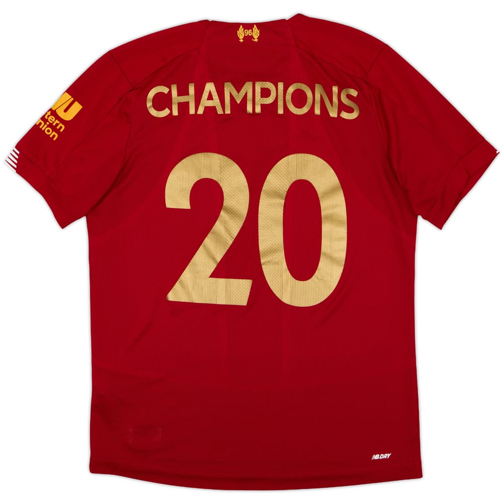 2019-20 Liverpool Home Shirt Champions #20 - 7/10 - (S)