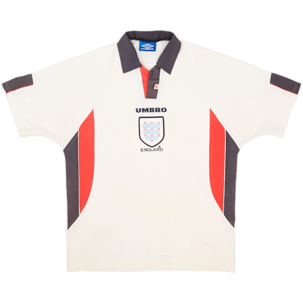 1997-99 England Home Shirt - 4/10 - (XL)