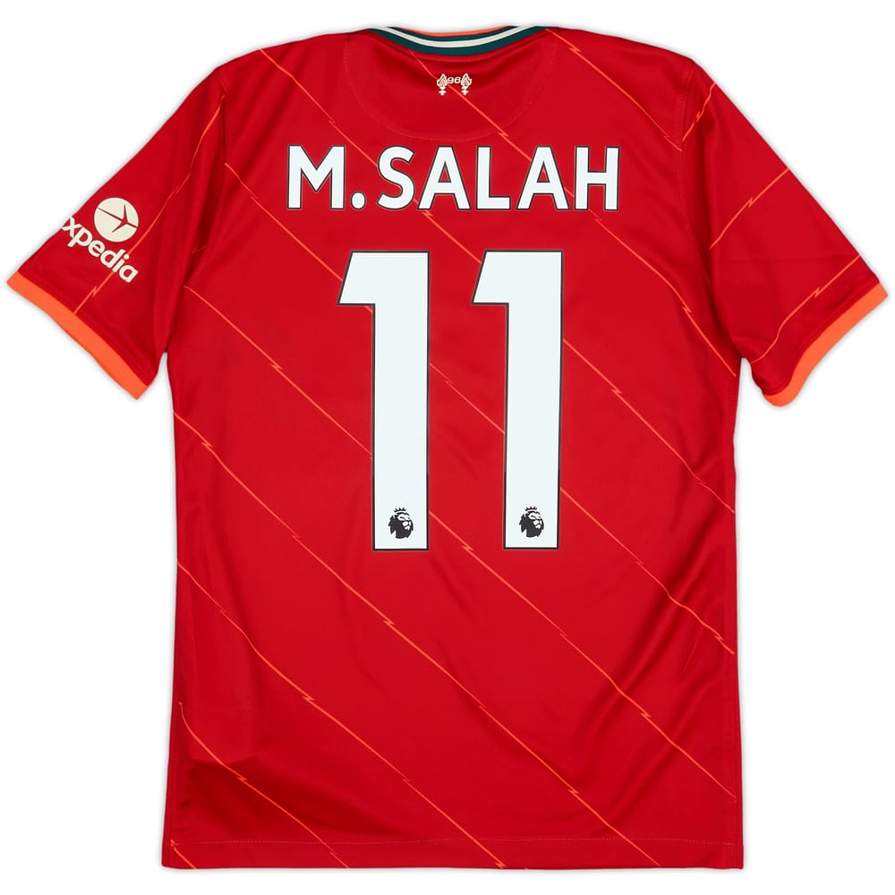 2021-22 Liverpool Home Shirt M.Salah #11 - 9/10 - (XL.Boys)
