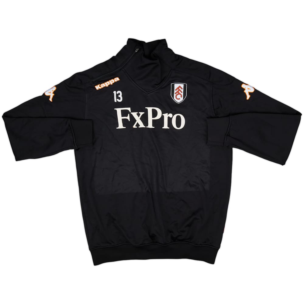 2012-13 Fulham Player Issue Kappa 1/4 Zip Drill Top #13 (Murphy) - 6/10 - (XL)