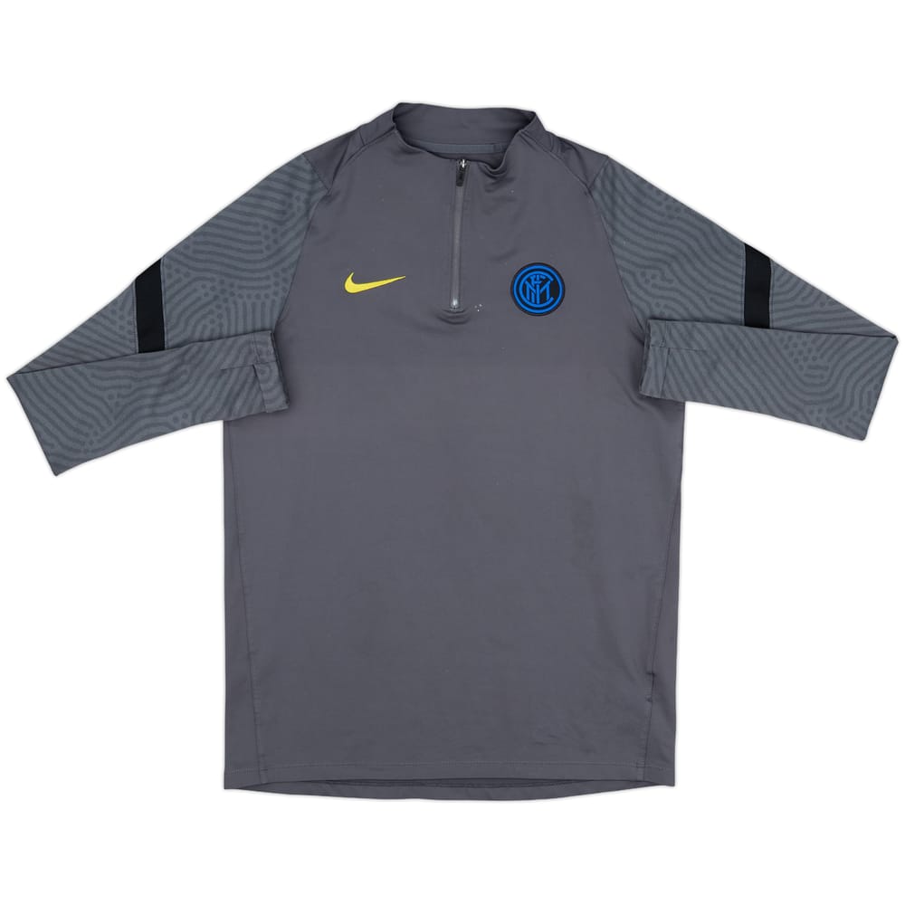 2020-21 Inter Milan Nike 1/4 Zip Training Top - 7/10 - (M)