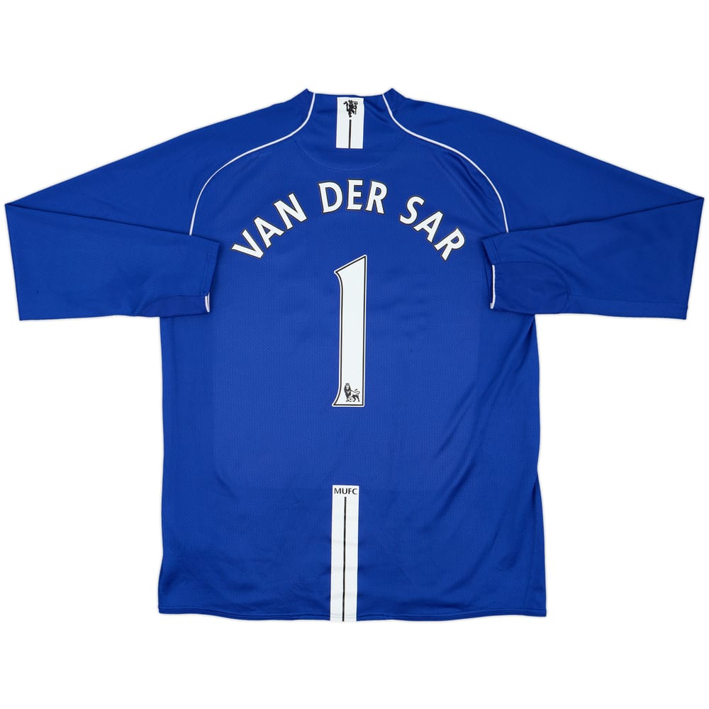 2007-08 Manchester United GK Shirt Van Der Sar #1 - 8/10 - (XL)