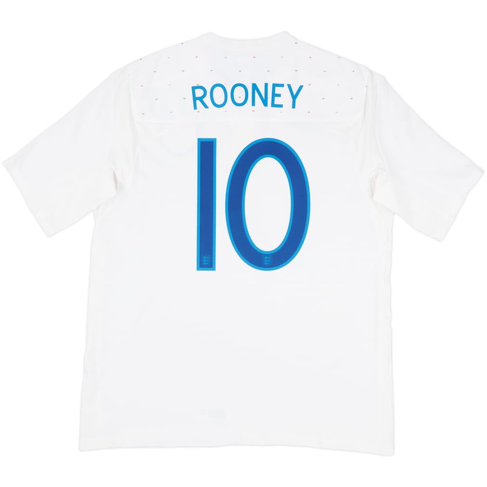 2010-11 England Home Shirt Rooney #10 - 10/10 - (L)