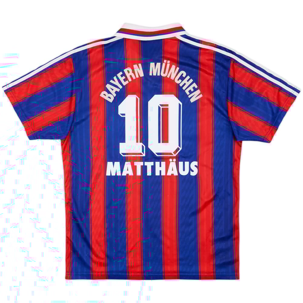 1995-97 Bayern Munich Home Shirt Matthaus #10 - 5/10 - (S)