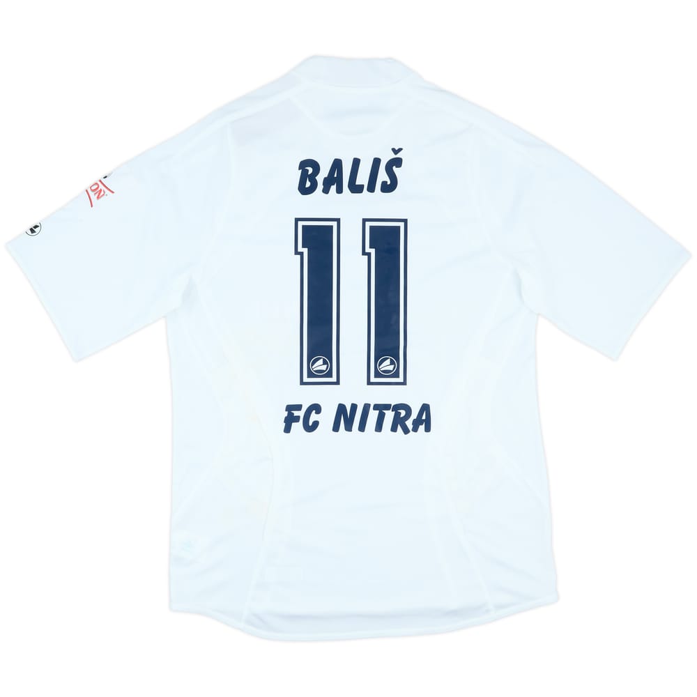 2010-11 FC Nitra Match Issue Away Shirt Balis #11