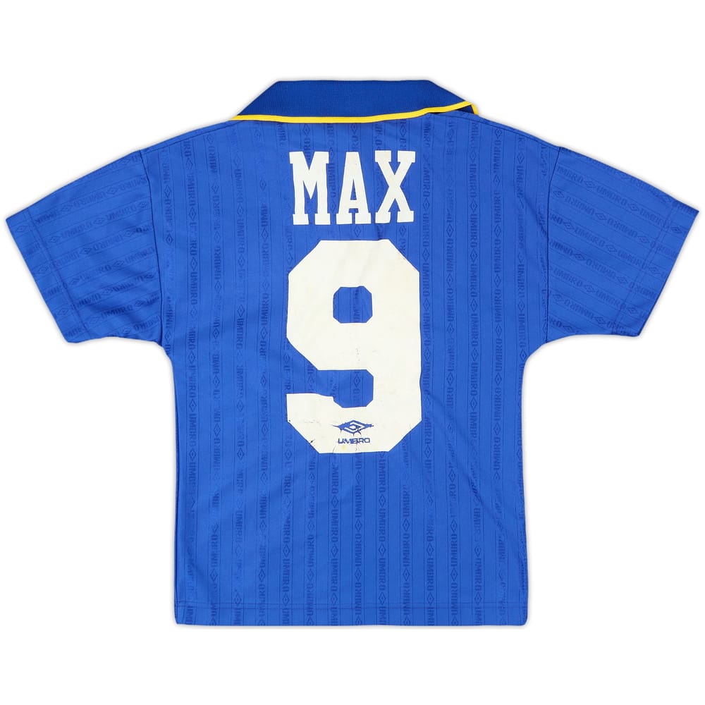 1995-97 Chelsea Home Shirt Max #9 - 5/10 - (M.Boys)