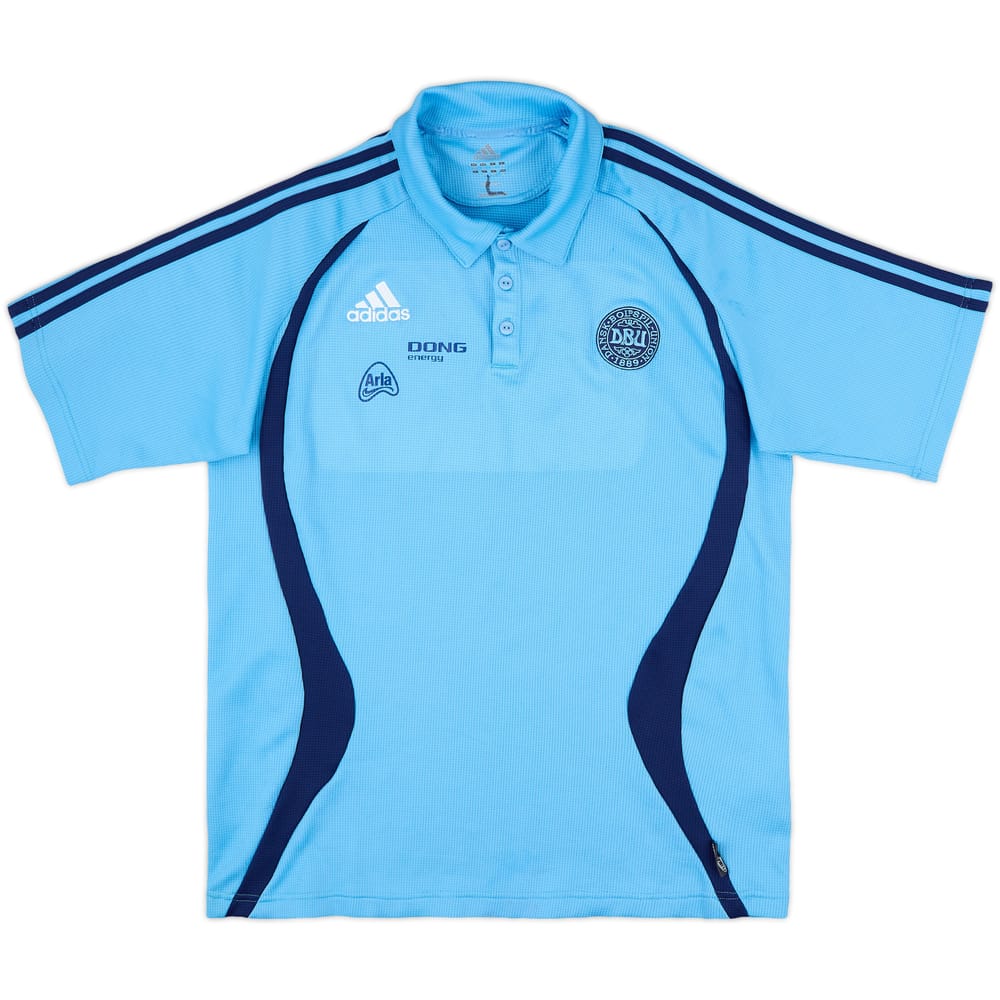 2005-06 Denmark adidas Polo Shirt - 6/10 - (L/XL)