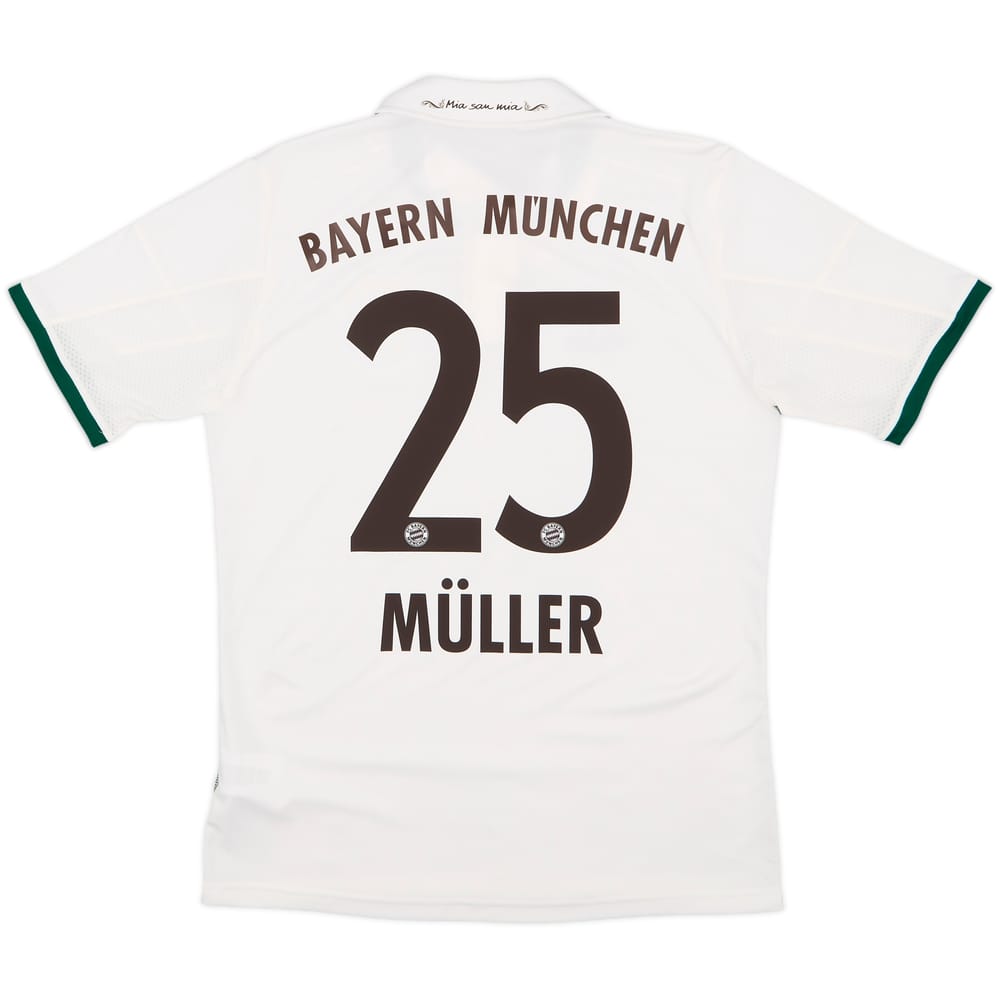 2013-14 Bayern Munich Away Shirt Muller #25 - 8/10 - (XL.Boys)