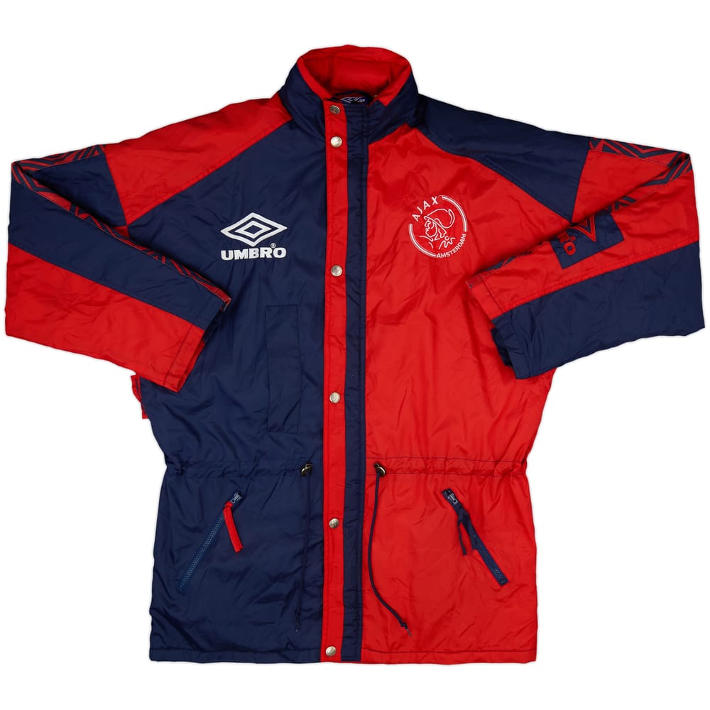 1996-97 Ajax Umbro Padded Bench Coat - 9/10 - (L)