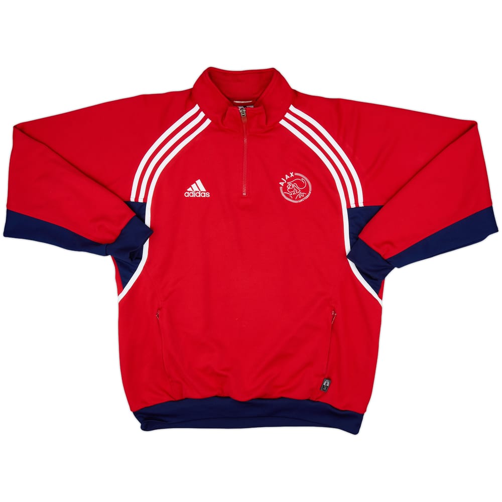 2000-01 Ajax adidas 1/4 Zip Training Top - 8/10 - (XL)