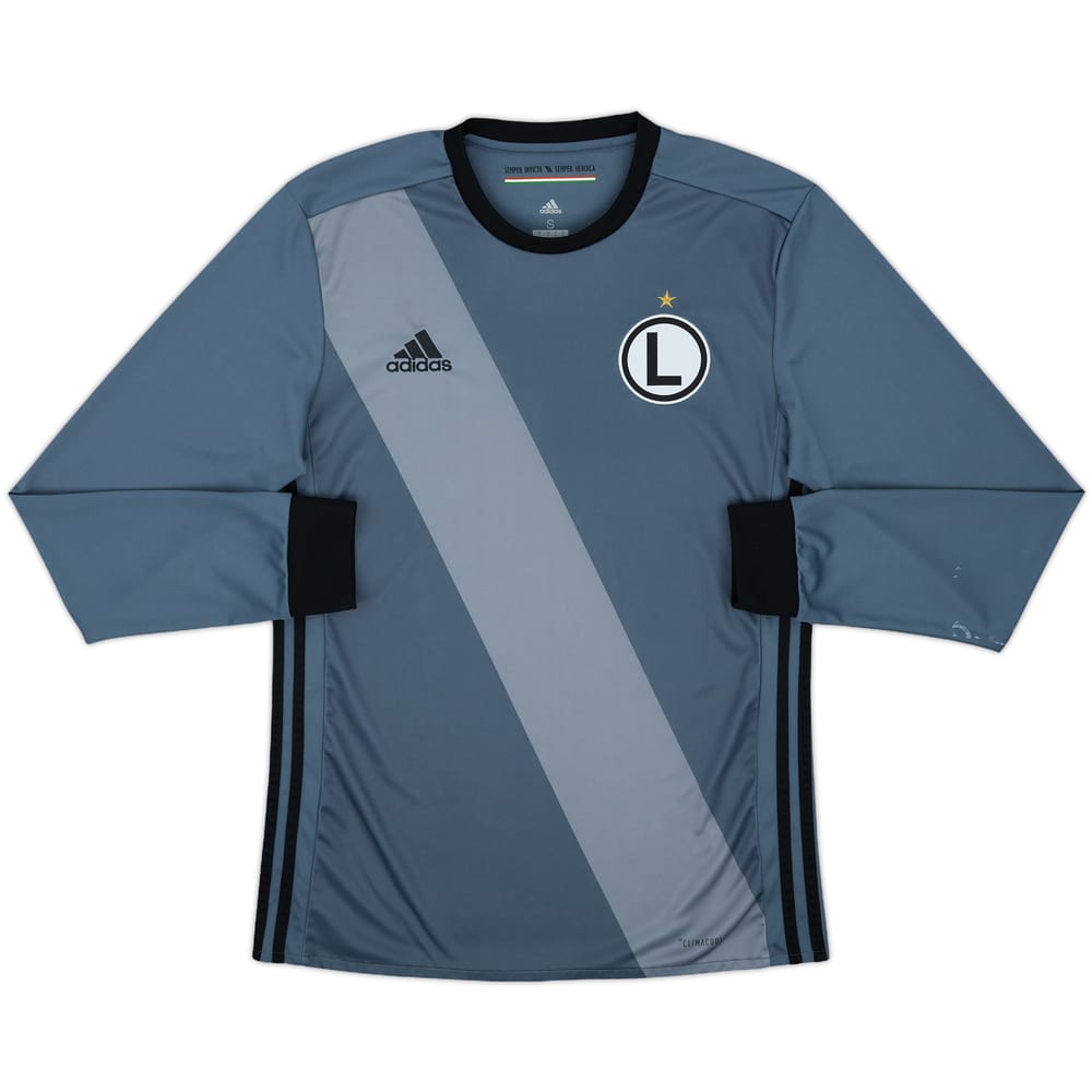 2017-18 Legia Warsaw Away L/S Shirt - 7/10 - (S)