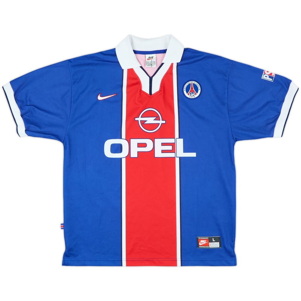 1997-98 Paris Saint-Germain Home Shirt - 8/10 - (L)