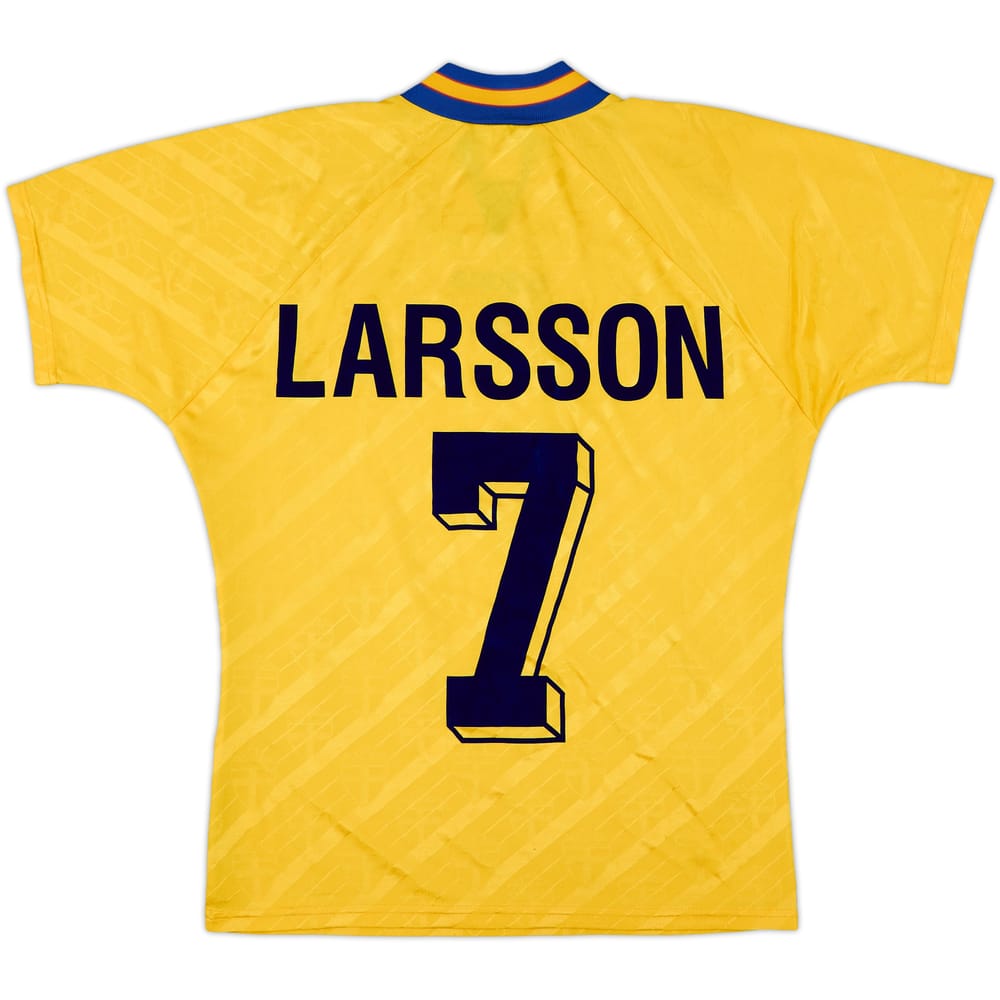 1994-96 Sweden Home Shirt Larsson #7 - 7/10 - (S)