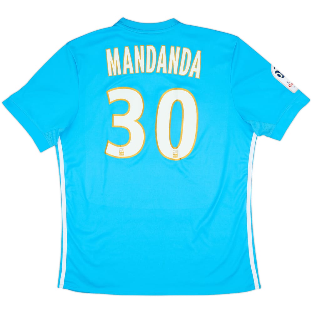 2017-18 Olympique Marseille Away Shirt Mandanda #30 - 7/10 - (L)
