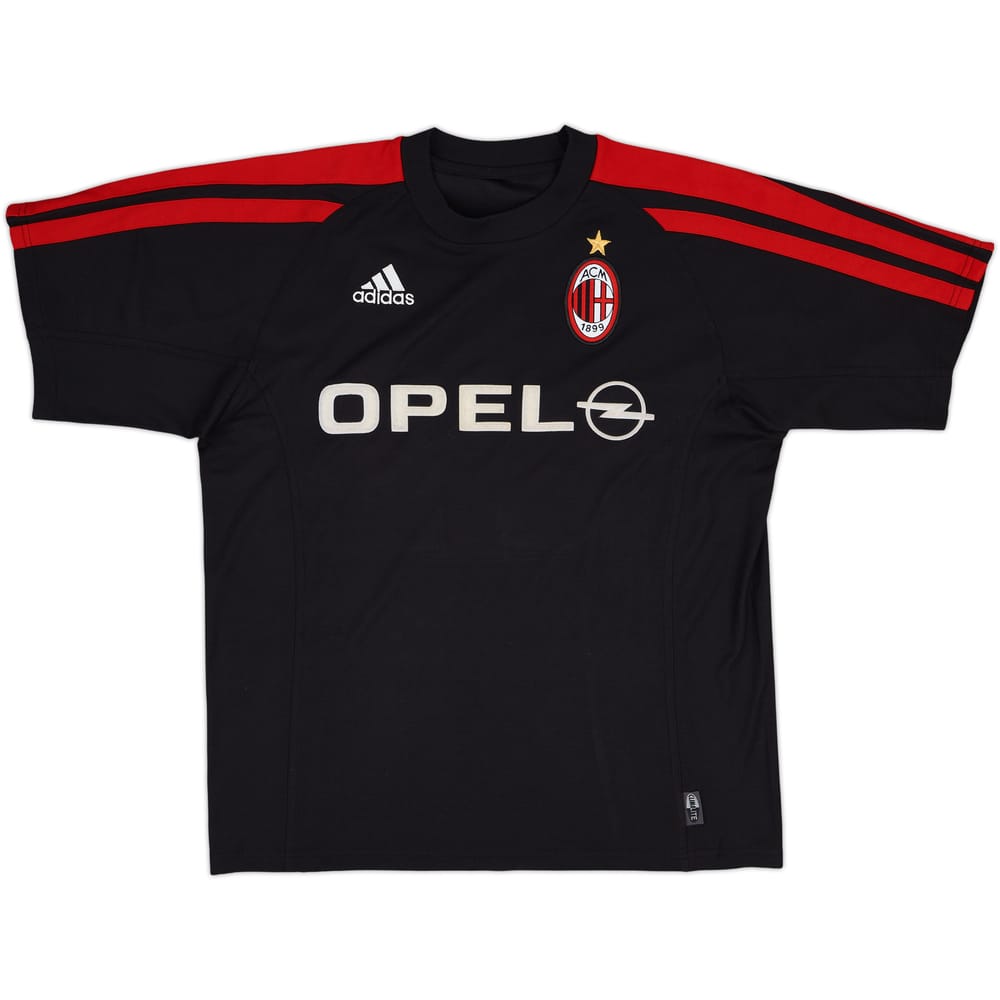 2001-02 AC Milan adidas Training Shirt - 8/10 - (S)