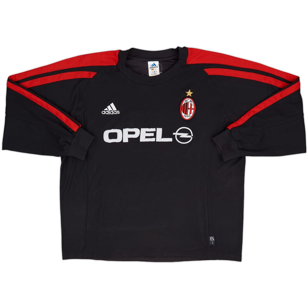 2001-02 AC Milan adidas Training L/S Shirt - 6/10 - (L)