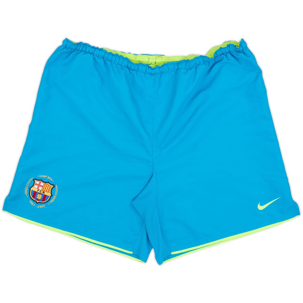 2007-08 Barcelona Away Shorts - 7/10 - (XL)