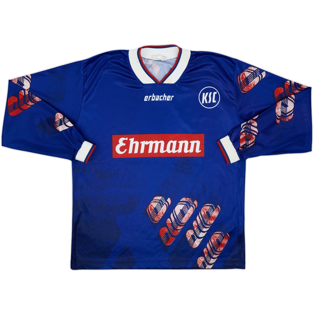 1994-95 Karlsruher Away L/S Shirt - 8/10 - (M)