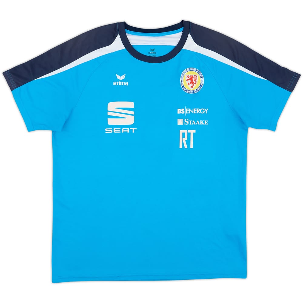 2017-18 Eintracht Braunschweig Erima Staff Issue Training Shirt RT - 9/10 - (M)