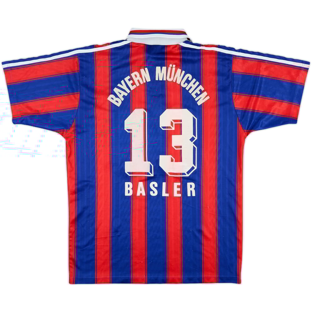 1995-97 Bayern Munich Home Shirt Basler #13 - 7/10 - (M)