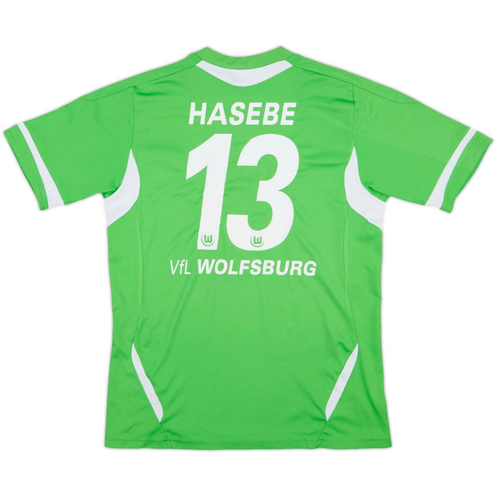 2011-12 Wolfsburg Home Shirt Hasebe #13 - 5/10 - (L.Boys)