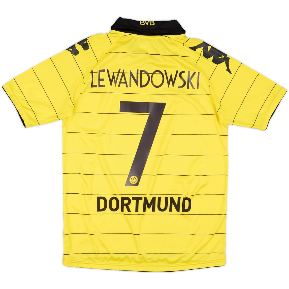 2010-11 Borussia Dortmund Home Shirt Lewandowski #7 - 9/10 - (S)