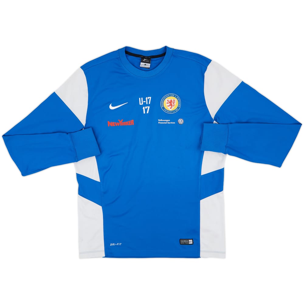 2014-15 Eintracht Braunschweig u17 Nike Player Issue Sweat Top #17 - 7/10 - (M)