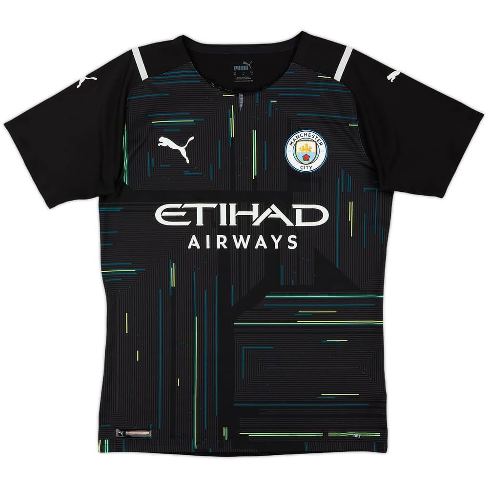 2021-22 Manchester City S/S Authentic GK Shirt - 5/10 - (M)