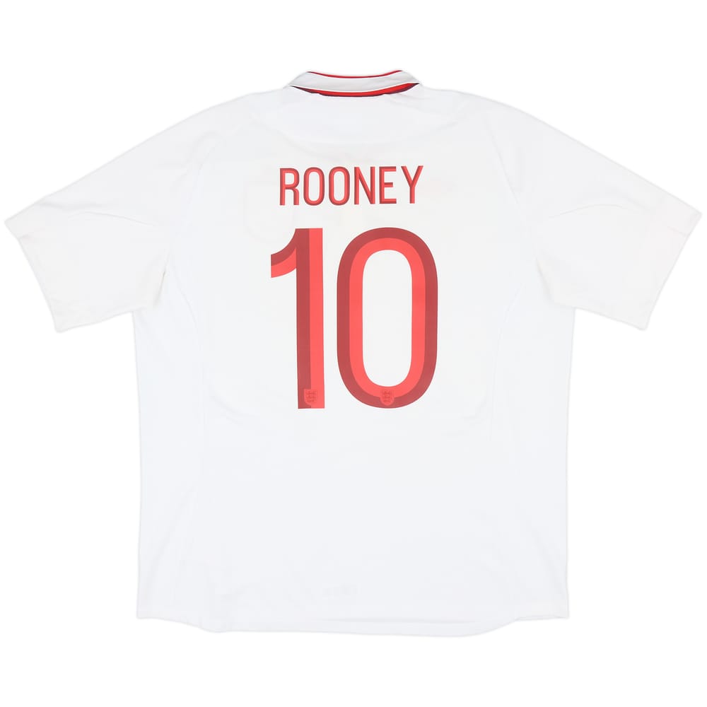2012-13 England Home Shirt Rooney #10 - 7/10 - (XL)