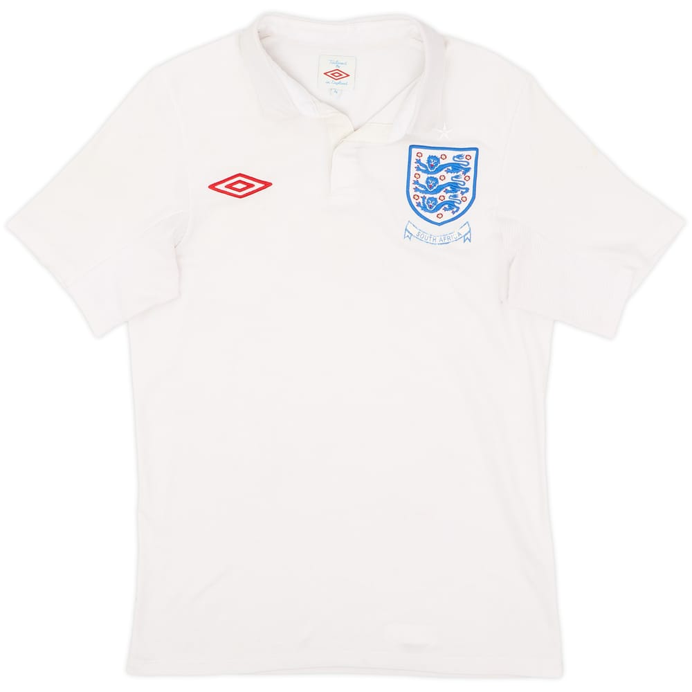 2009-10 England 'South Africa' Home Shirt - 5/10 - (XL.Boys)