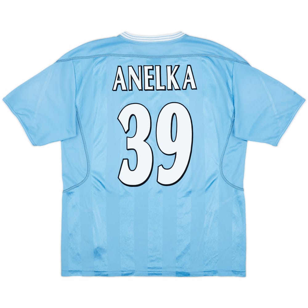 2003-04 Manchester City Home Shirt Anelka #39 - 6/10 - (L)