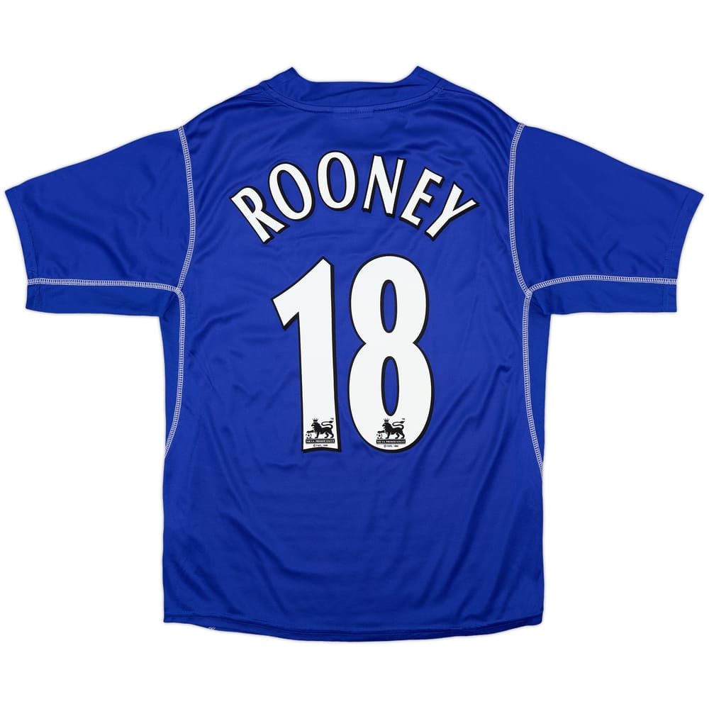 2002-03 Everton Home Shirt Rooney #18 - 9/10 - (L)