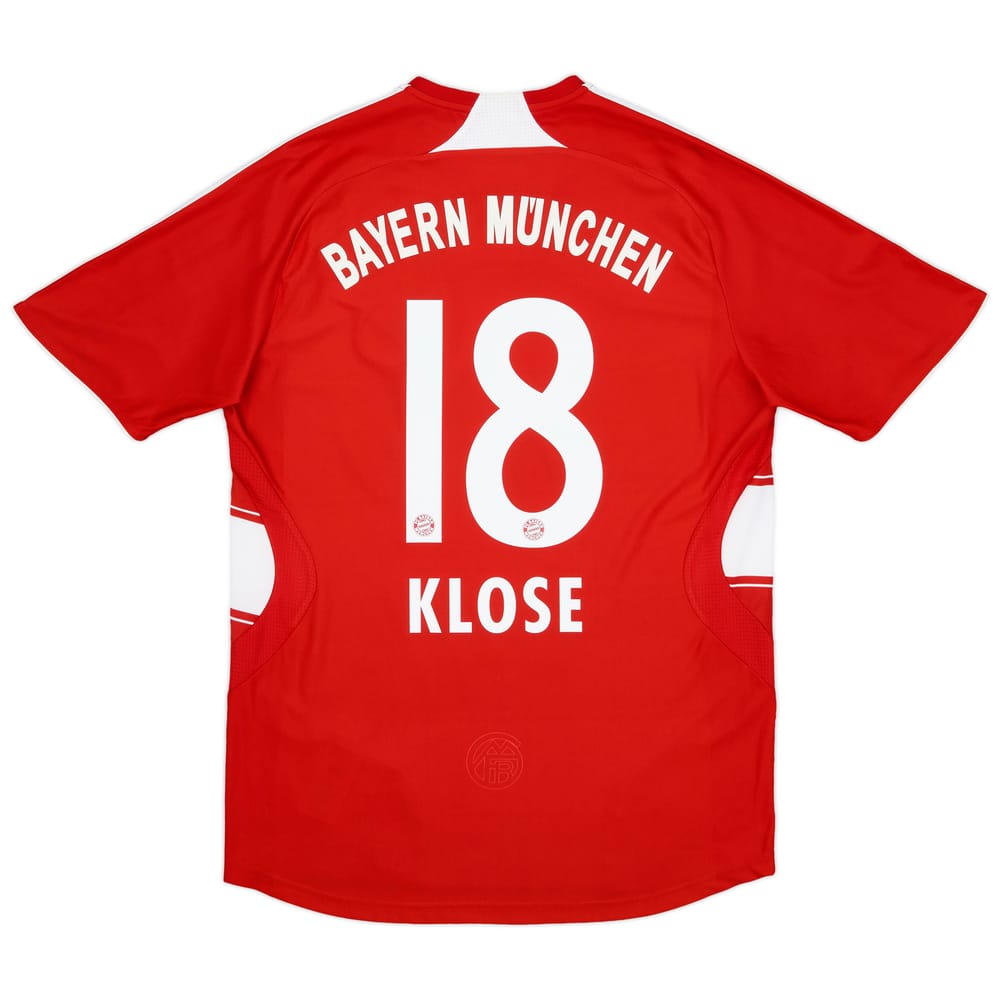 2007-08 Bayern Munich Home Shirt Klose #18 - 7/10 - (M)