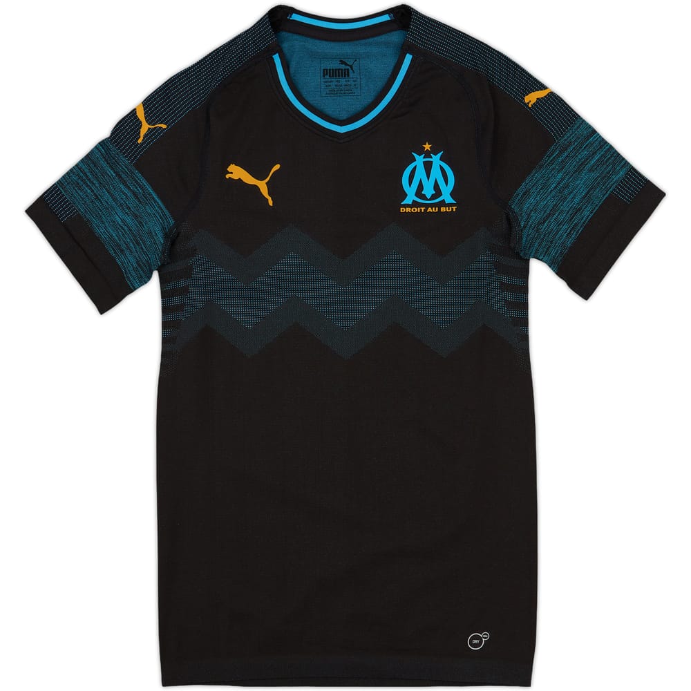 2018-19 Olympique Marseille EvoKnit Player Issue Away Shirt - 10/10 - (M)
