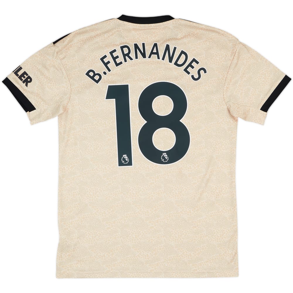 2019-20 Manchester United Away Shirt B.Fernandes #18 - 10/10 - (M)