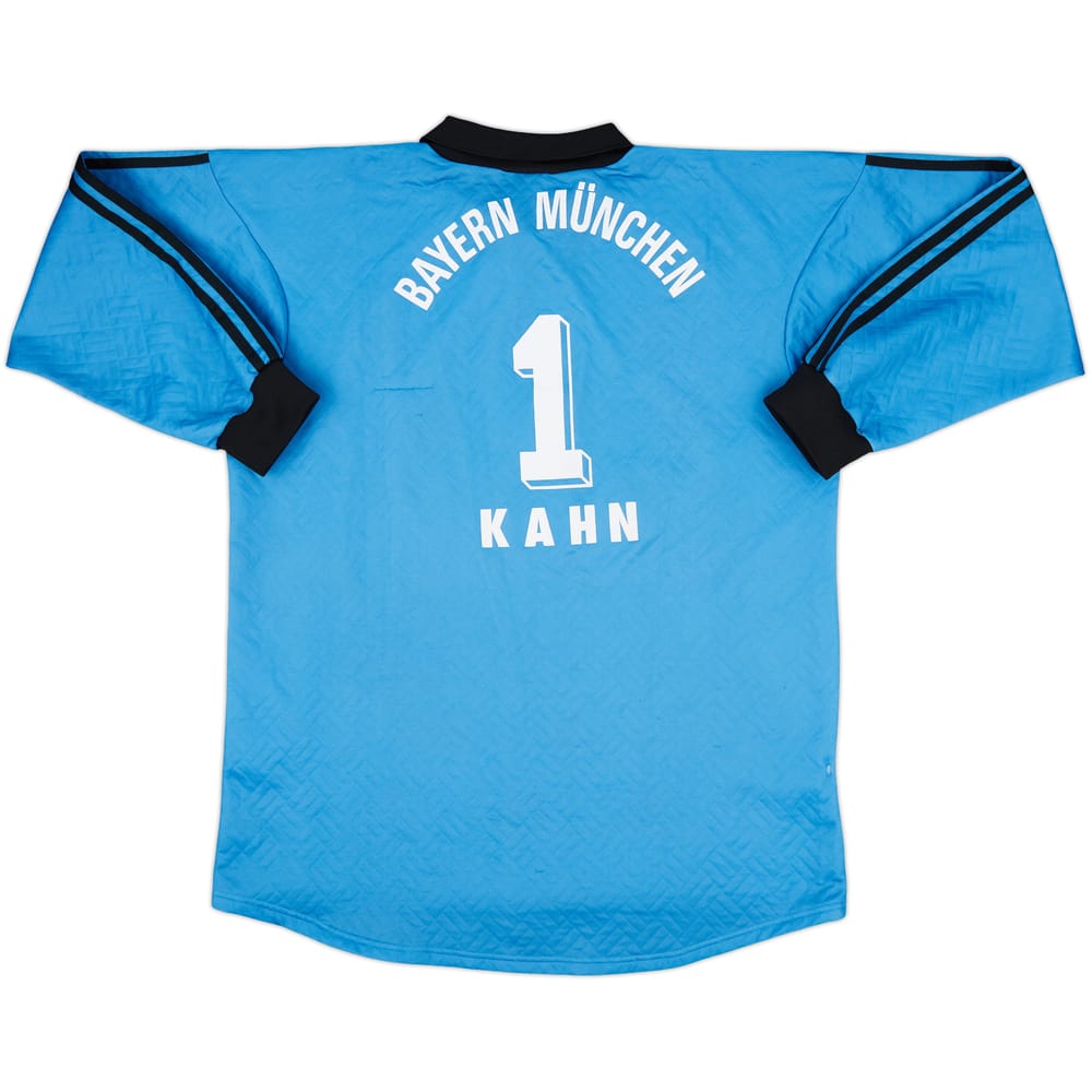 1996-98 Bayern Munich GK Shirt Kahn #1 - 9/10 - (XL)