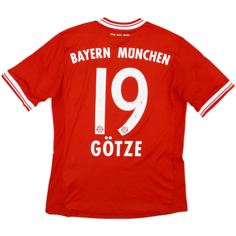 2013-14 Bayern Munich Home Shirt Gotze #19 - 5/10 - (L.Boys)