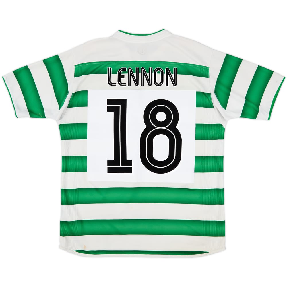 2003-04 Celtic Home Shirt Lennon #18 - 5/10 - (L)