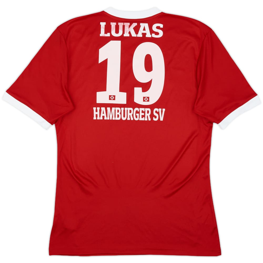 2016-17 Hamburg adidas Football School Training Shirt Lukas #19 - 7/10 - (S)