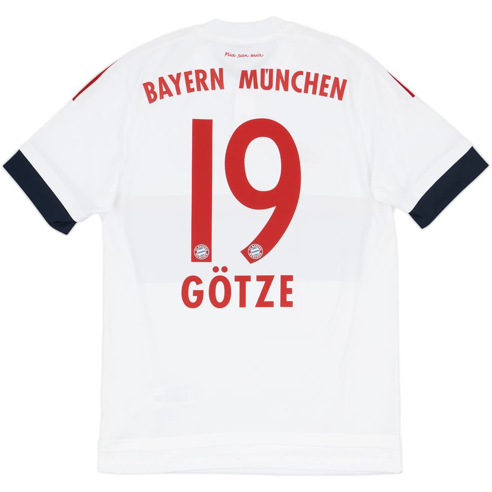 2015-16 Bayern Munich Away Shirt Gotze #19 - 7/10 - (S)