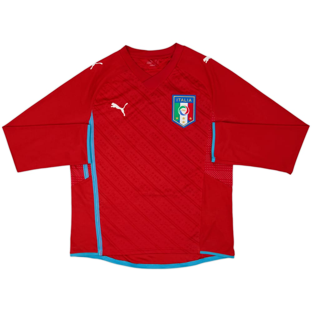 2009-10 Italy GK Red Shirt - 8/10 - (M)
