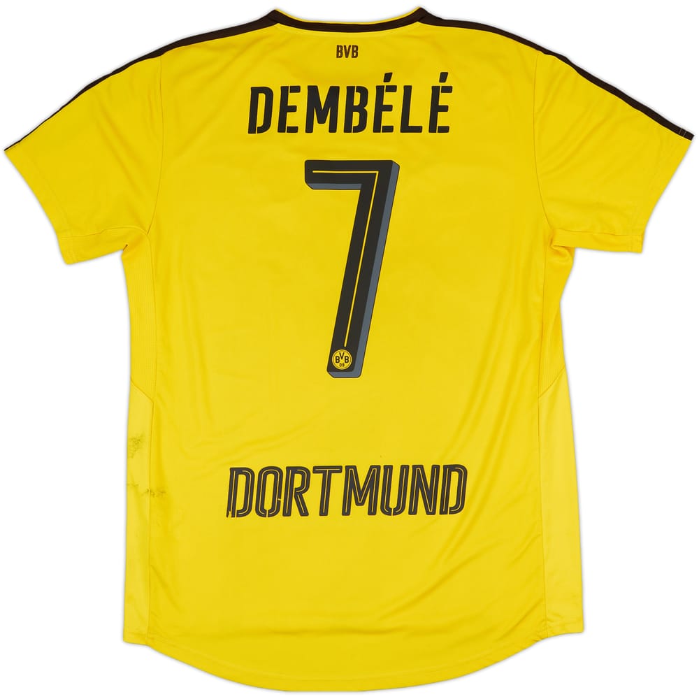 2016-17 Borussia Dortmund Home Shirt Dembele #7 - 5/10 - (L)