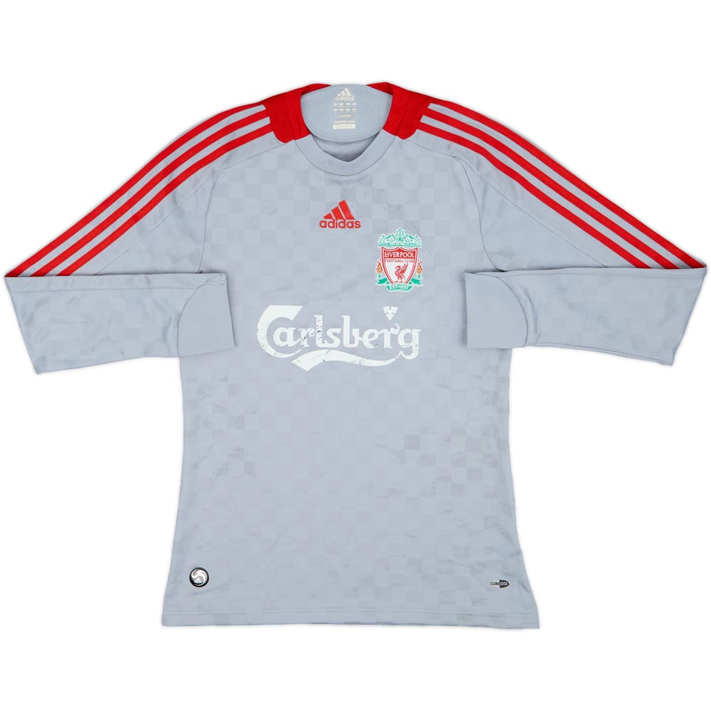 2008-09 Liverpool Away L/S Shirt - 5/10 - (S)