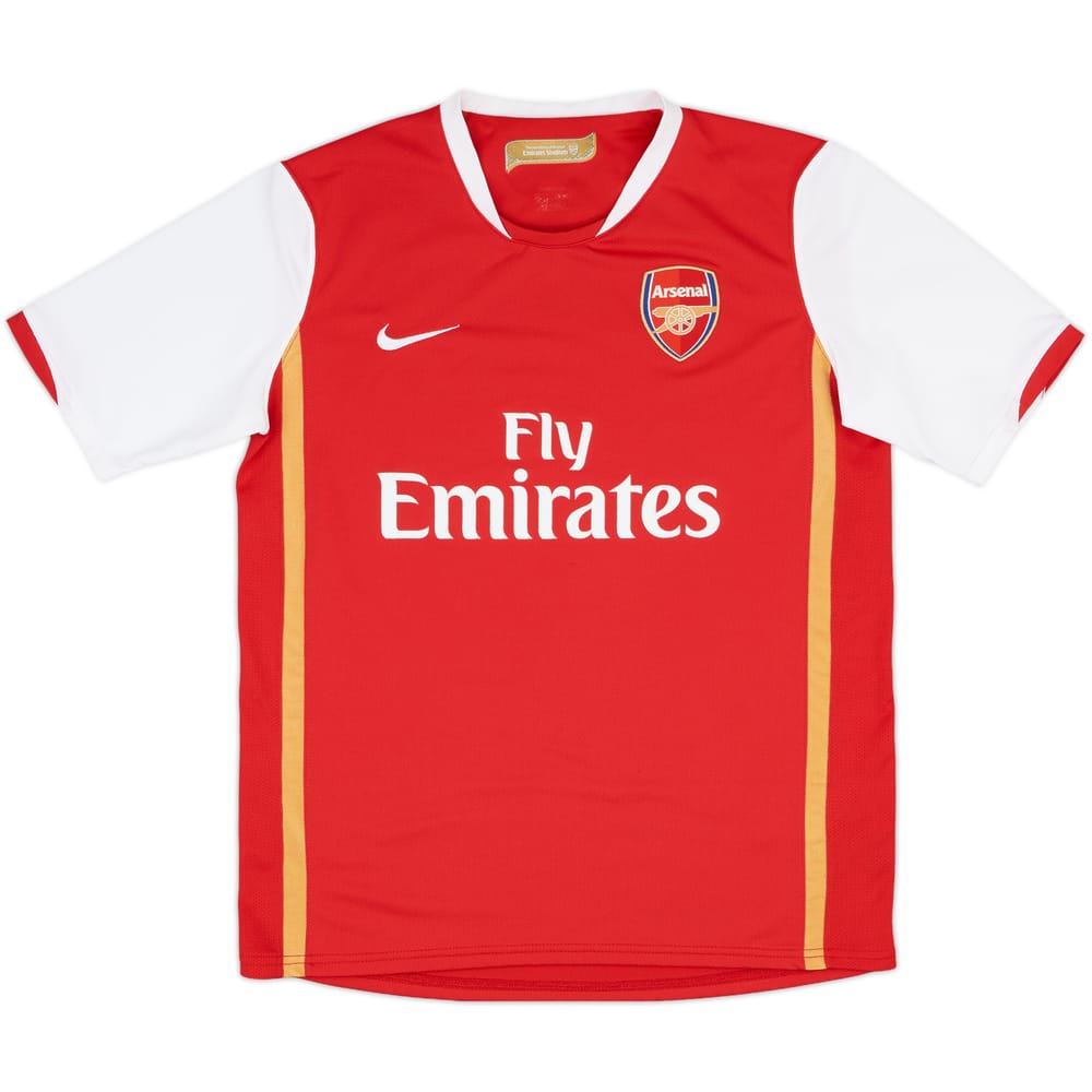 2006-08 Arsenal Home Shirt - 6/10 - (XL.Boys)
