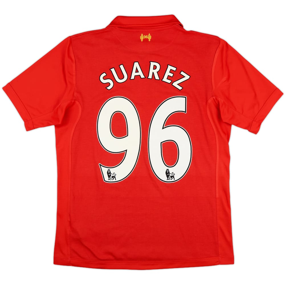 2012-13 Liverpool Home Shirt Suarez #96 - 7/10 - (M)