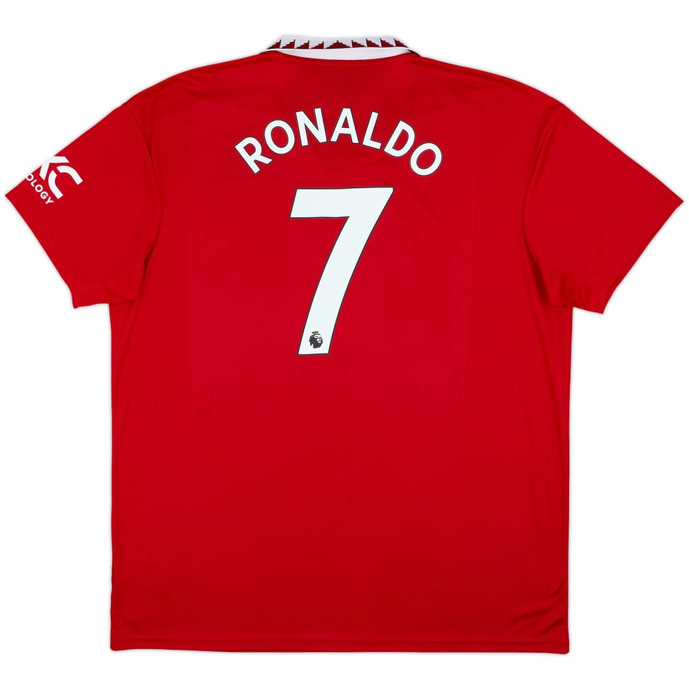 2022-23 Manchester United Home Shirt Ronaldo #7 - 6/10 - (XXL)