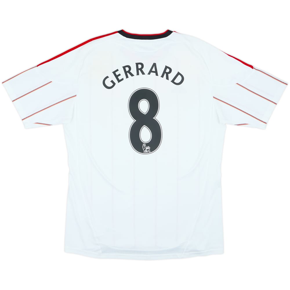 2010-11 Liverpool Away Shirt Gerrard #8 - 5/10 - (L)