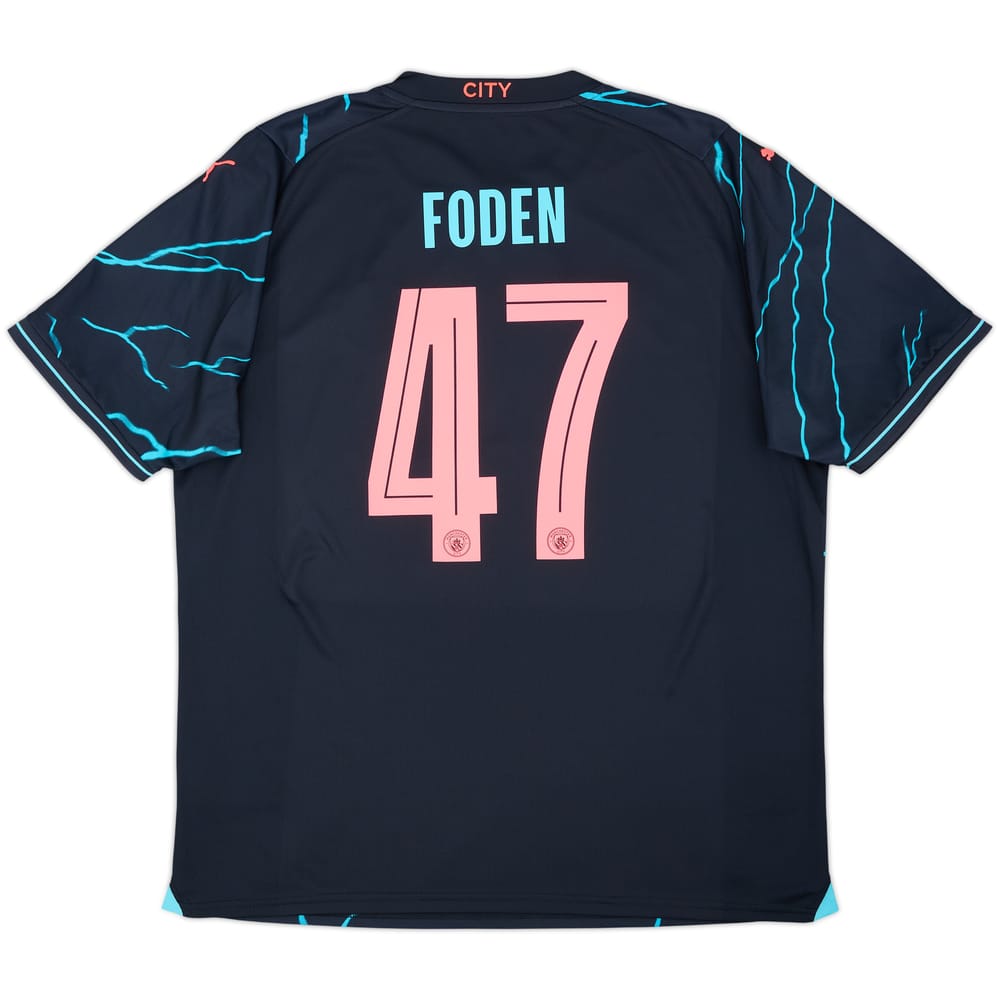 2023-24 Manchester City Third Shirt Foden #47 - 8/10 - (XL)