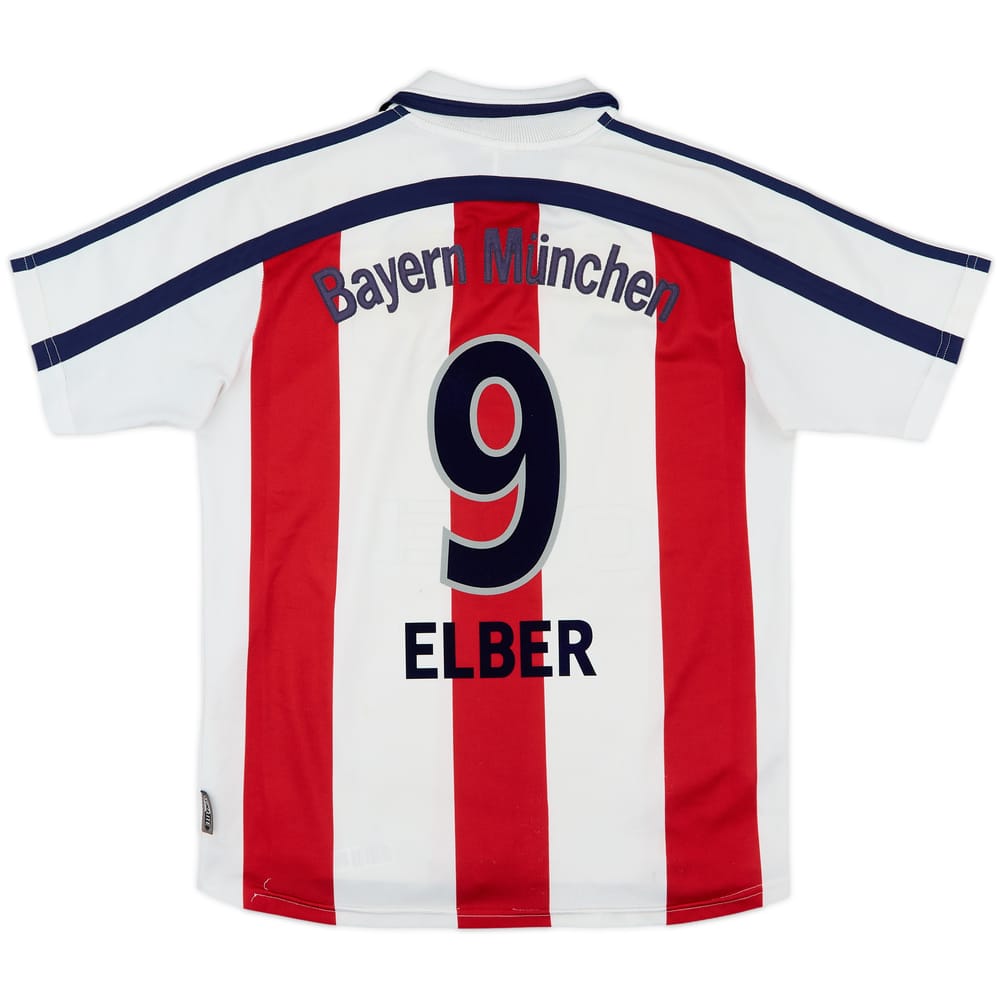 2000-01 Bayern Munich Away Shirt Elber #9 - 6/10 - (15-16 Years)